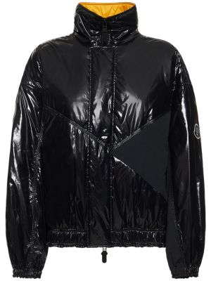 Péřová bunda z nylonu Moncler Genius černá