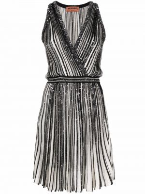 Plissert paljett dress Missoni svart