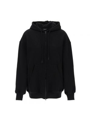 Oversize hoodie mit reißverschluss Wardrobe.nyc schwarz