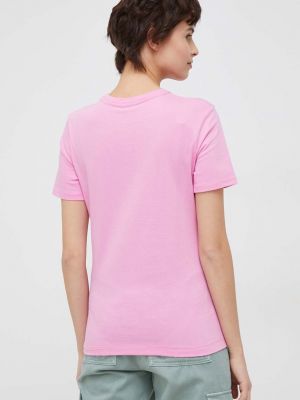 Bavlněné tričko Ps Paul Smith růžové