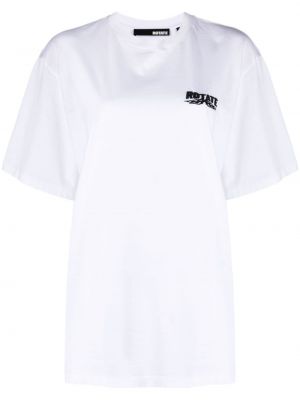 T-krekls ar izšuvumiem Rotate balts