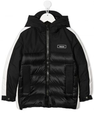 Lang jakke for jenter Moncler Enfant svart