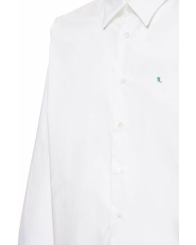 Oversized bavlnená košeľa Raf Simons biela
