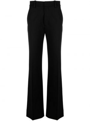 Černé rovné kalhoty Victoria Beckham