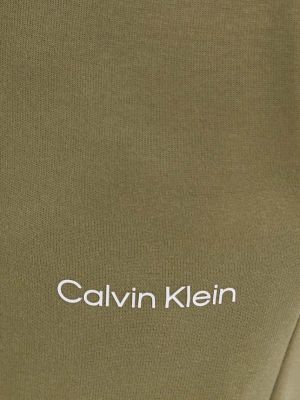 Spodnie sportowe Calvin Klein zielone