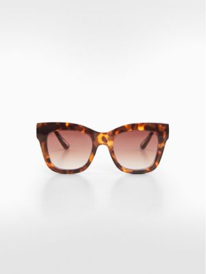 Brązowe okulary przeciwsłoneczne Mango