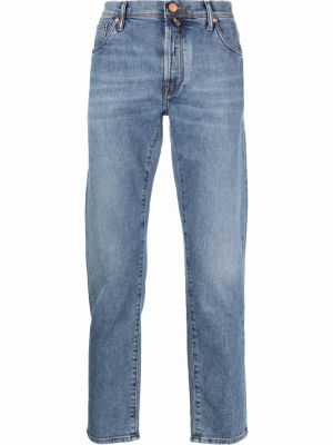 Jeans med normal passform Incotex blå