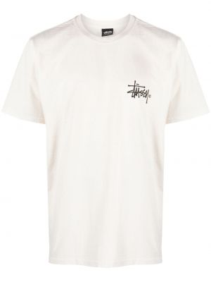 T-shirt en coton à imprimé Stüssy