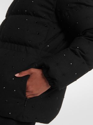 Péřová bunda Moncler černá