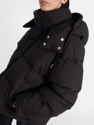 Prošivena pernata jakna Ami Paris crna