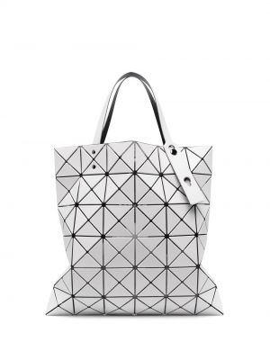 Geantă shopper cu imprimeu geometric Bao Bao Issey Miyake gri