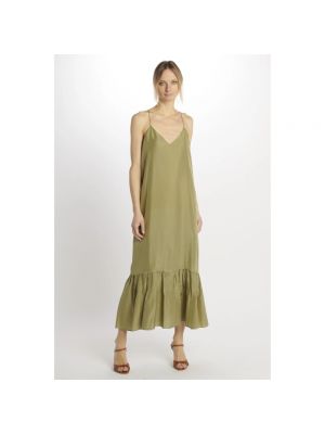 Sukienka długa Pomandere zielona