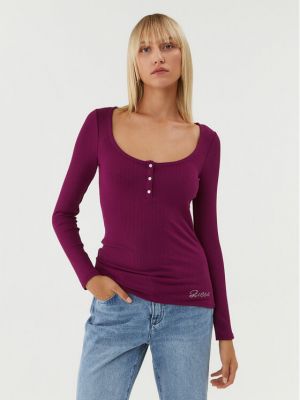 Bluză Guess violet