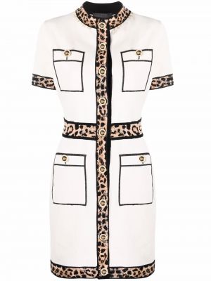 Leopardí koktejlové šaty Philipp Plein