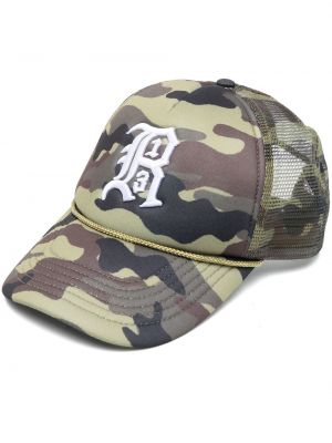 Cappello con visiera con stampa camouflage R13