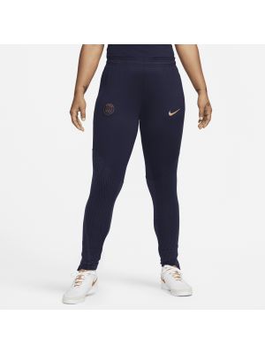 Dzianinowe spodnie Nike niebieskie