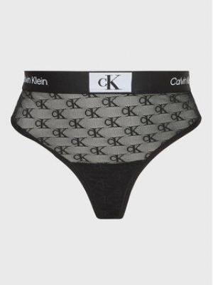 Stringi Calvin Klein Underwear - сzarny