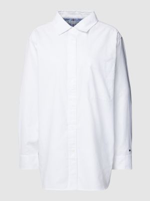Bluzka oversize Tommy Hilfiger biała