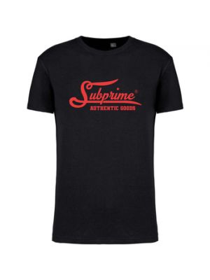 Czarna koszula z krótkim rękawem Subprime