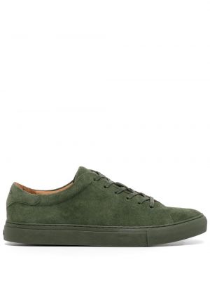 Sneakers plissettati Polo Ralph Lauren verde