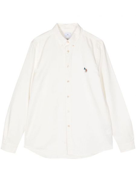 Dryžuota marškiniai su zebro raštu Ps Paul Smith balta
