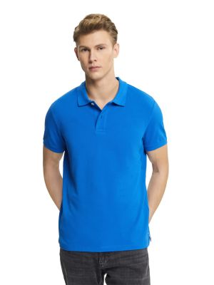 Polo marškinėliai Esprit mėlyna