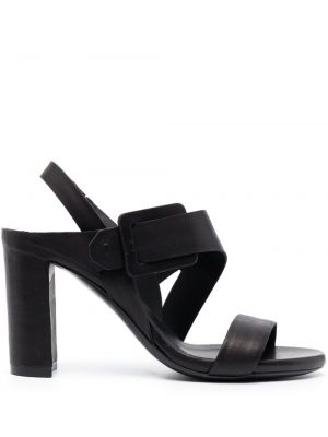 Kožené sandály Del Carlo černé
