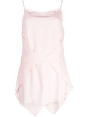 Rochie de mătase Shang Xia roz