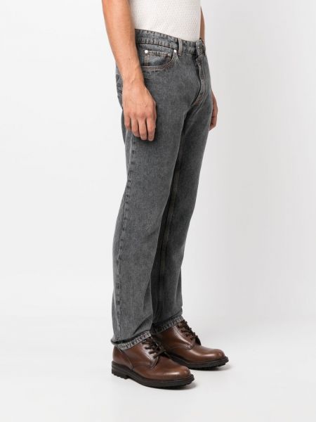 Jeans skinny di cotone Etro grigio