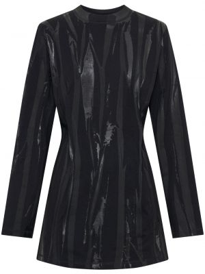 Μάξι φόρεμα με σχέδιο Dion Lee μαύρο
