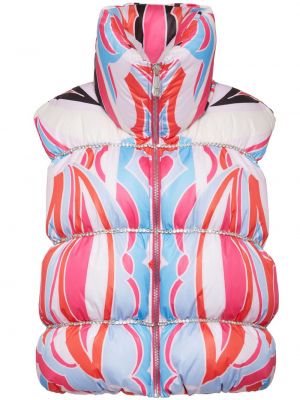 Prešívaná vesta s abstraktným vzorom Philipp Plein