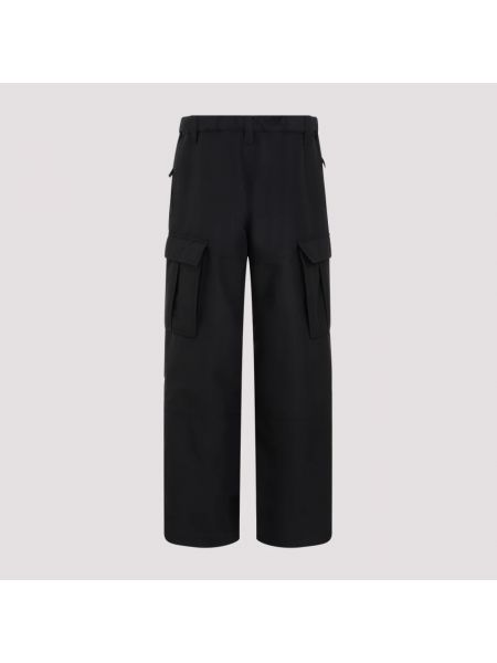 Szerokie spodnie Balenciaga czarne