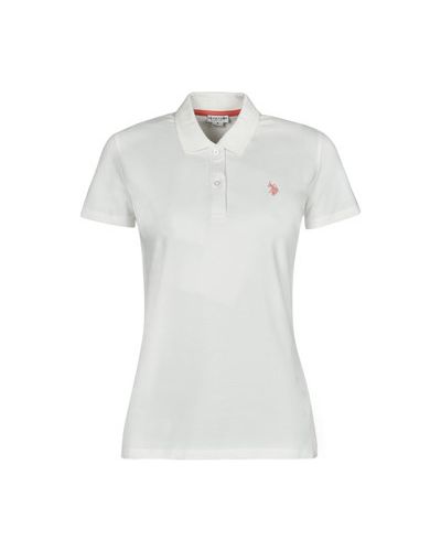 T-shirt U.s Polo Assn., biały