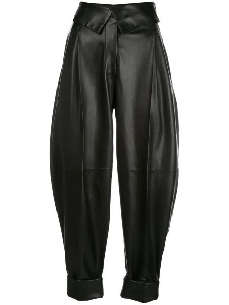 Pantalones de cintura alta Proenza Schouler negro