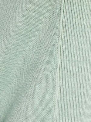 Βαμβακερή μπλούζα με κουκούλα Reebok Classic πράσινο
