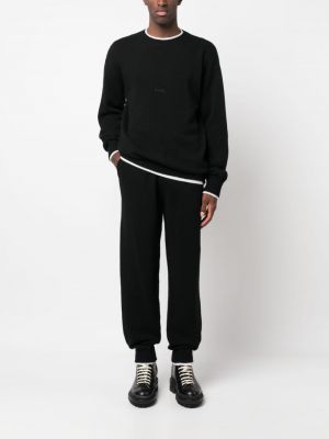 Pantalon de joggings en tricot Msgm noir