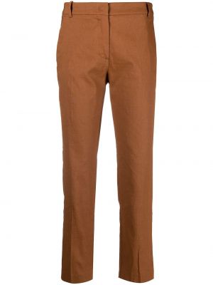 Pantalones chinos slim fit Pinko marrón