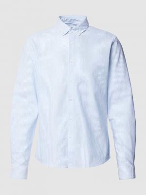 Koszula slim fit w paski Ck Calvin Klein błękitna
