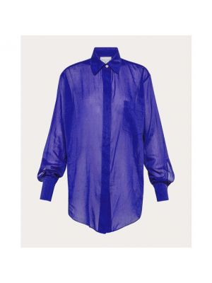 Camisa de algodón Forte Forte azul