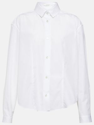 Camisa de algodón The Row blanco