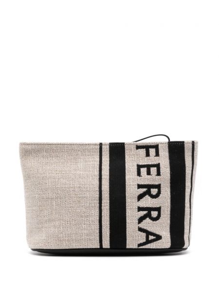 Clutch mit stickerei Ferragamo