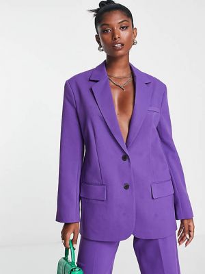 Пиджак оверсайз Asos фиолетовый