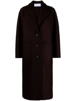 Plstěný vlněný kabát Harris Wharf London červený