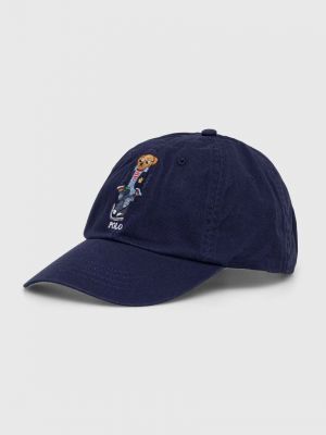 Памучна шапка с апликация Polo Ralph Lauren