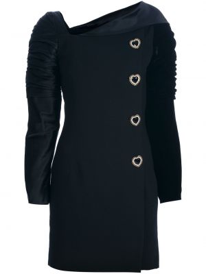Vestido con botones Versace Pre-owned negro