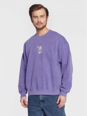 Laza szabású pulóver Bdg Urban Outfitters lila