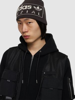 Volnena kapa Adidas Originals črna