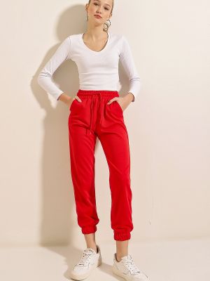 Spodnie sportowe Bigdart czerwone