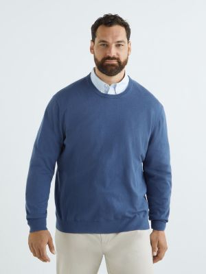 Jersey de tela jersey de cuello redondo Emidio Tucci azul