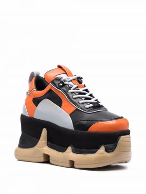 Sneakersy na platformie Swear pomarańczowe